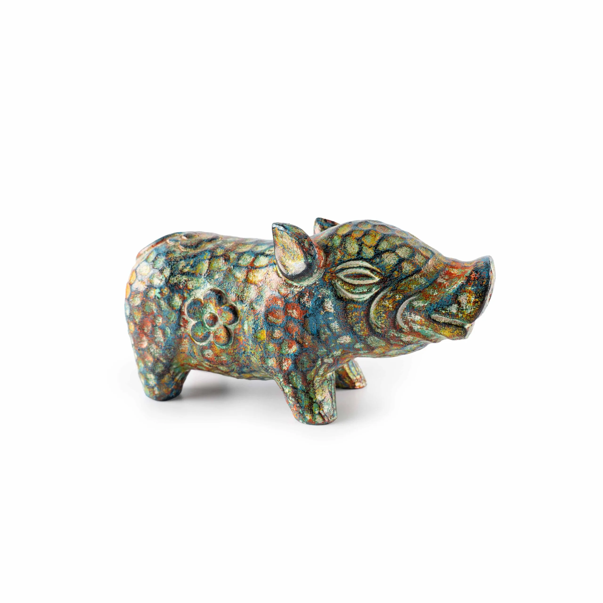 Tượng Gỗ Điêu Khắc Thủ Công - Hợi