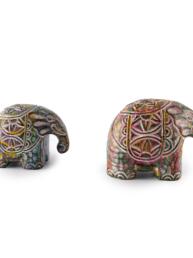 Tượng Gỗ Điêu Khắc Thủ Công - Voi Mini