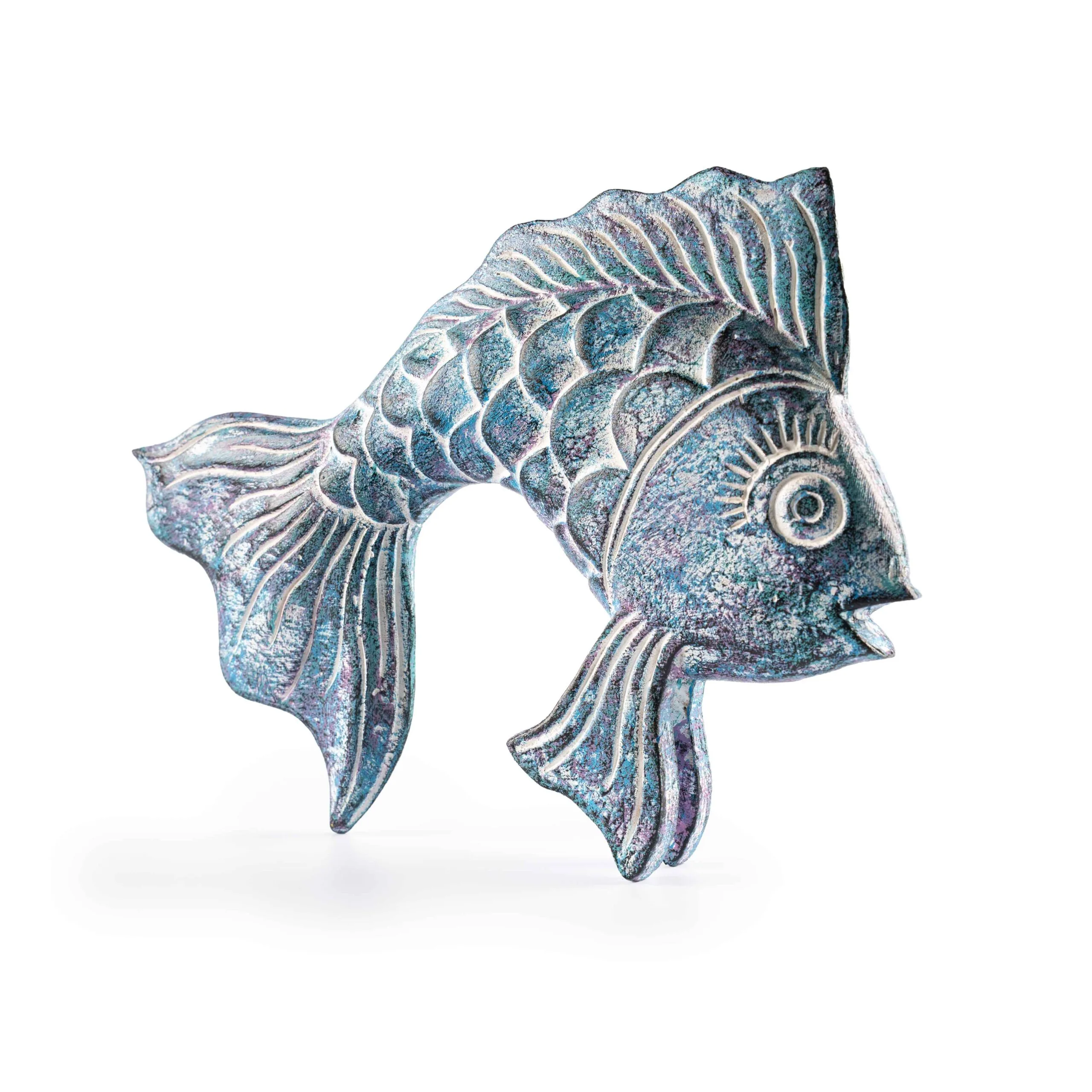 Tượng gỗ điêu khắc thủ công hội an - Cá Chép