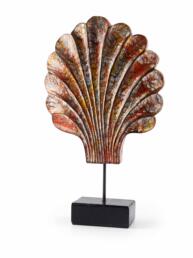 Tượng gỗ điêu khắc thủ công hội an- sò biển có đế